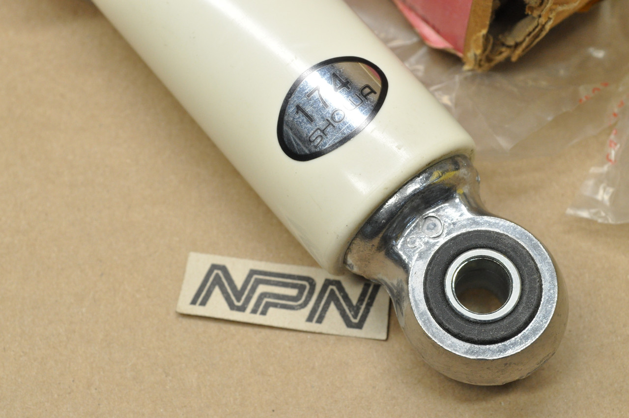 NOS Honda 1981-82 C70 Passport Red & White Rear Shock Absorber 52400-174-671 ZC