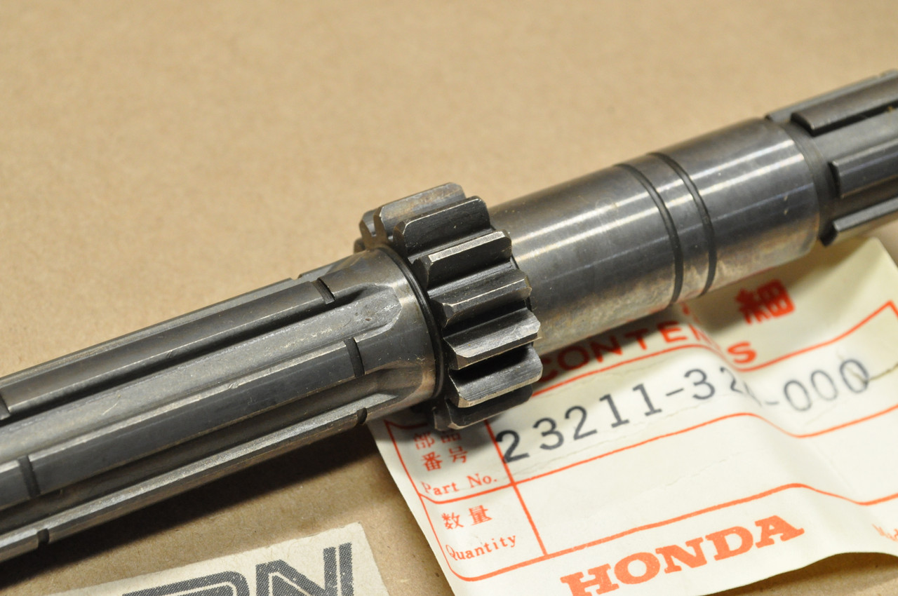 NOS Honda CB100 K2 CB125 S CL100 CL125 S Transmission Main Shaft 23211-324-000