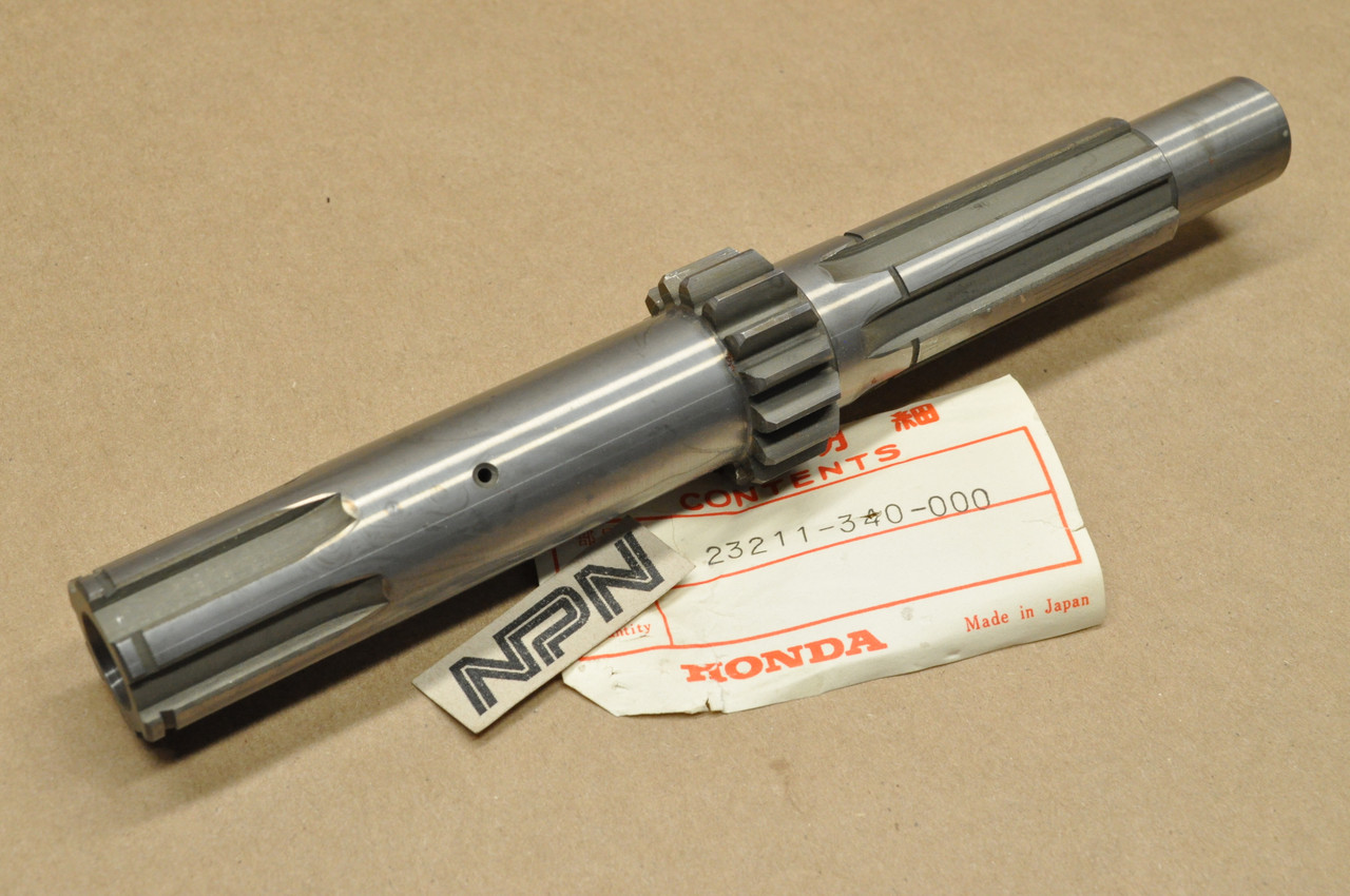 NOS Honda SL350 K2 Transmission Main Shaft 23211-340-000