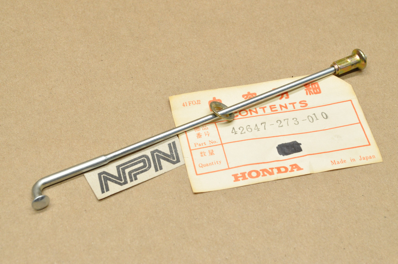 NOS Honda CL72 CL77 Rear Wheel Outside Spoke B & Nipple Set 42647-273-010