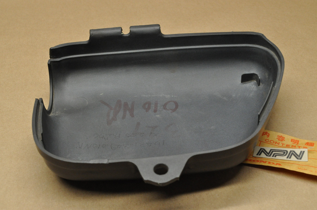 NOS Honda XL250 K0-K1 Phantom Black Right Air Filter Side Cover 17231-329-010 NR