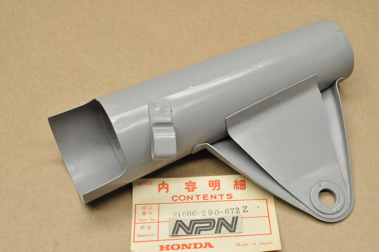 NOS Honda CL350 K1 Left Fork Ear Head Light Stay Cover Bracket 51606-290-672 Z