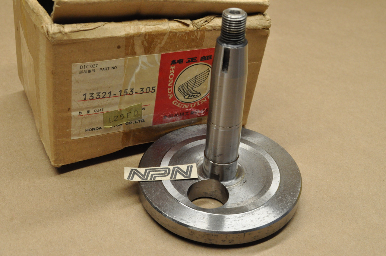 NOS Honda 1977-78 XR75 Left Crank Shaft 13321-153-305