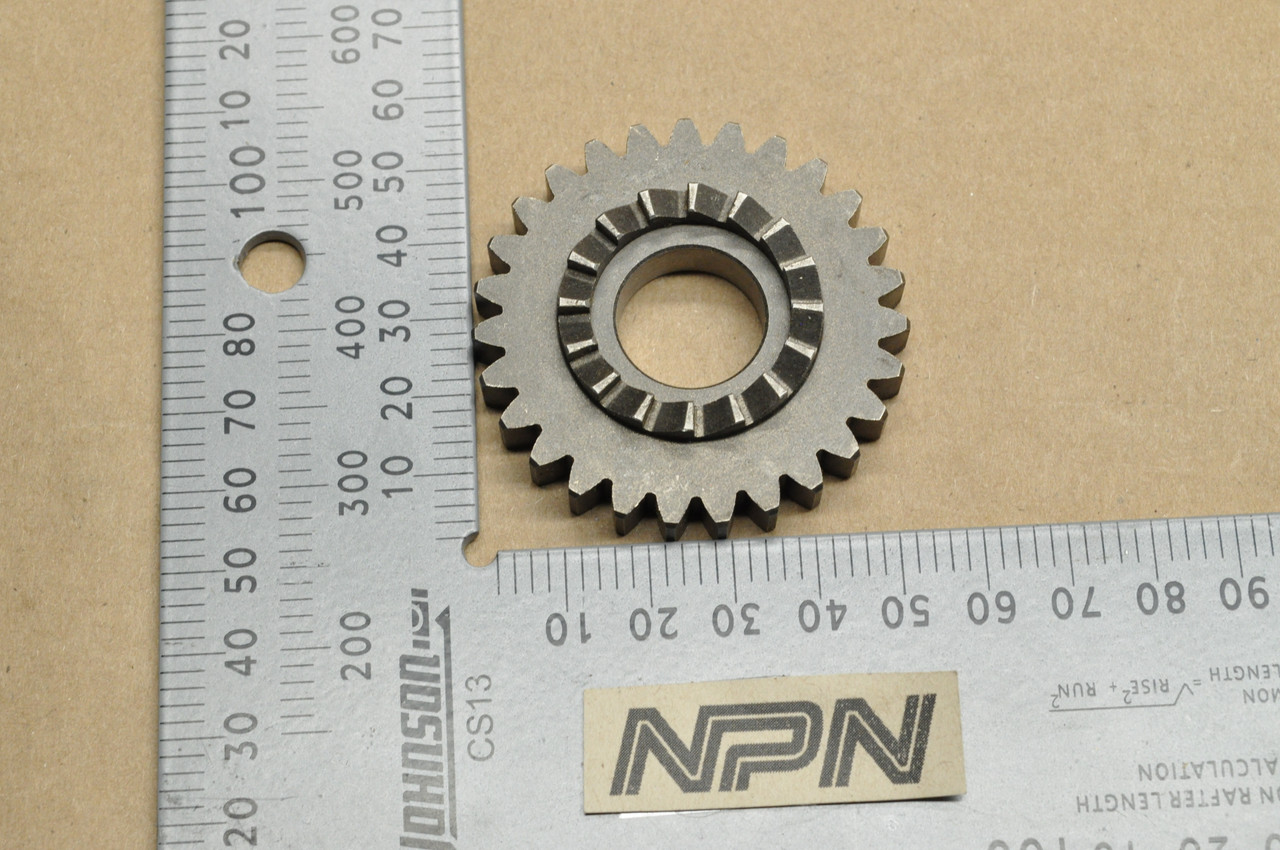 NOS Honda 1977-79 XL75 XR75 XR80 Kick Starter Pinion Gear 27T 28211-149-000