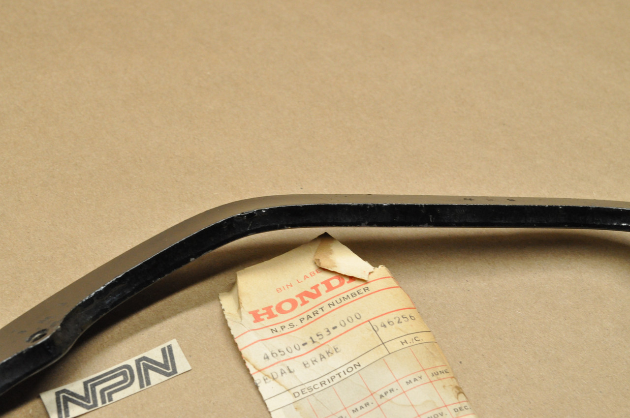 NOS Honda 1977-78 XR75 1979 XR80 Rear Brake Pedal Lever Arm  46500-153-000