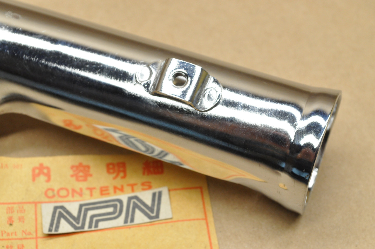 NOS Honda SL100 K0-K1 Chrome Left Fork Ear Head Light Stay Bracket 61312-110-670