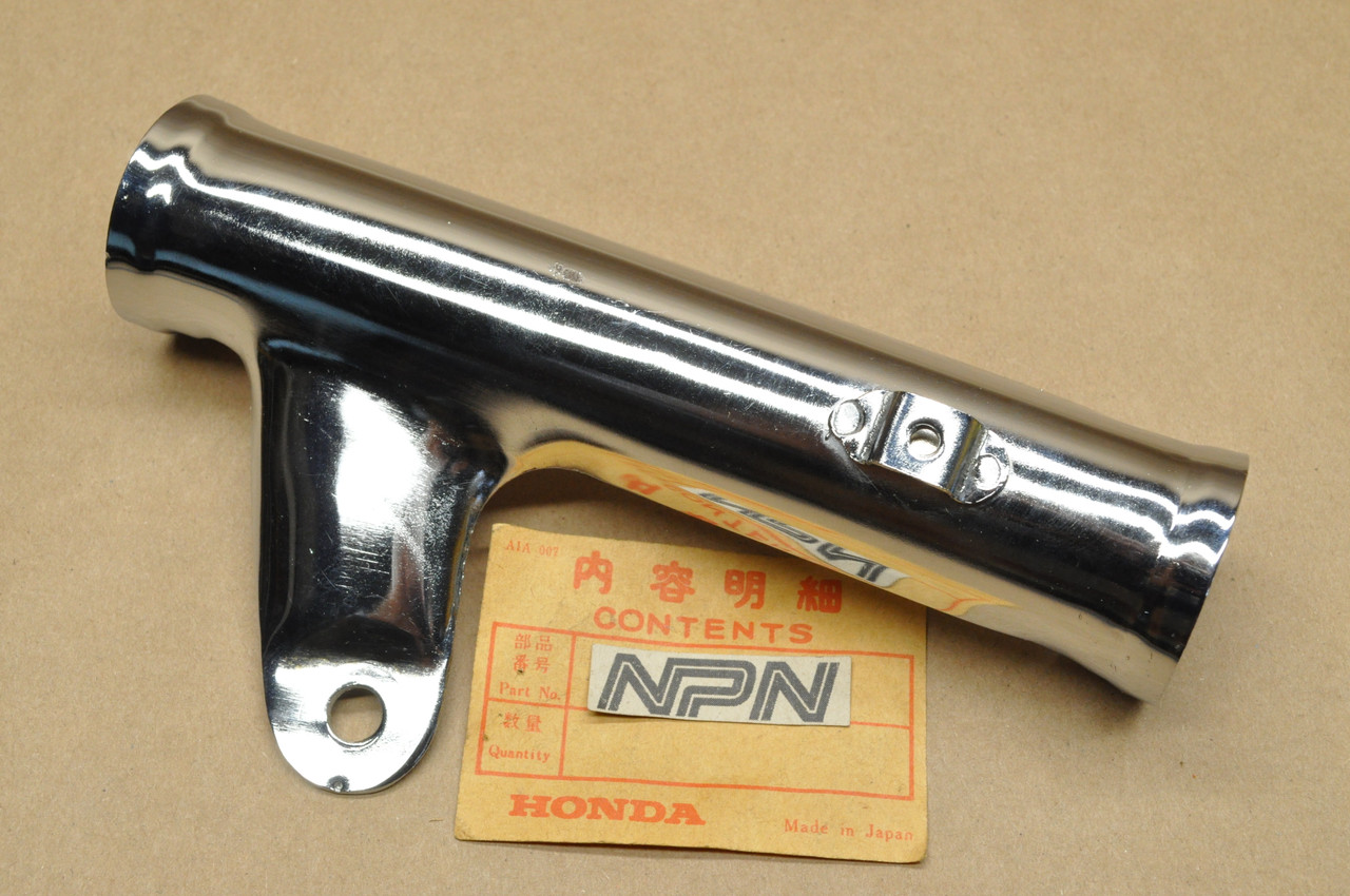 NOS Honda SL100 K0-K1 Chrome Left Fork Ear Head Light Stay Bracket 61312-110-670