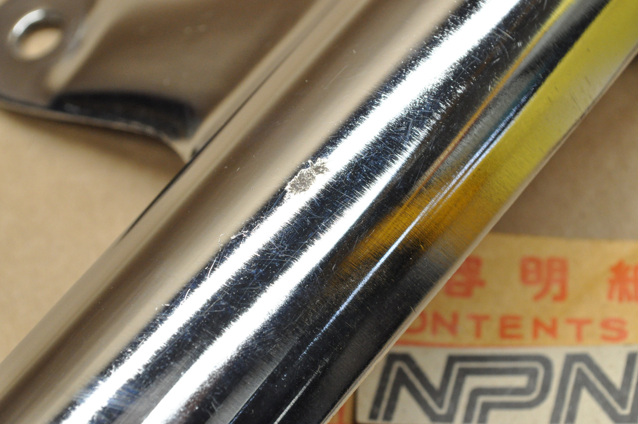 NOS Honda SL100 K0-K1 Chrome Left Fork Ear Head Light Stay Bracket 61312-110-670