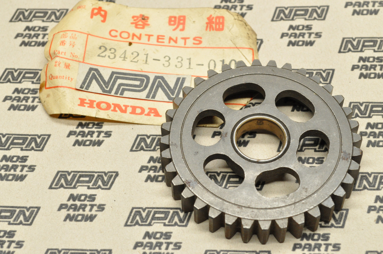 NOS Honda SL100 SL125 XL100 XL125 Counter Shaft Low Gear 36T 23421-331-010