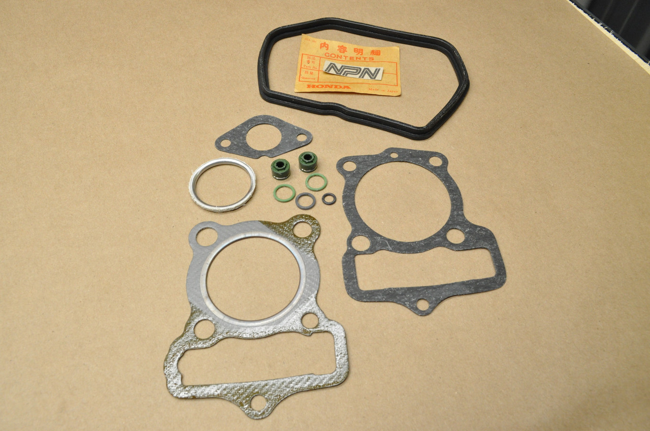 NOS Honda 1977-78 XR75 Top End Gasket O-Ring Seal Kit A 06110-153-030