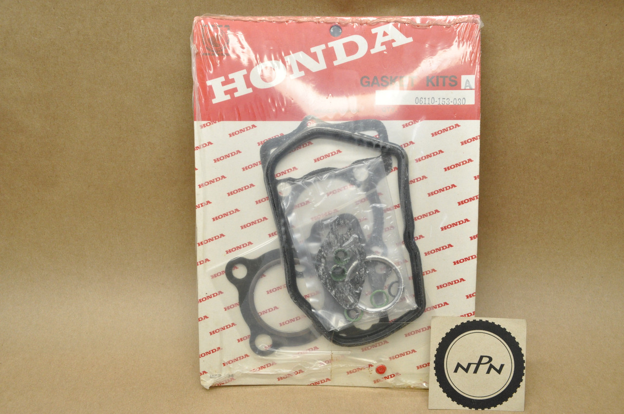 NOS Honda 1977-78 XR75 Top End Gasket O-Ring Seal Kit A 06110-153-030
