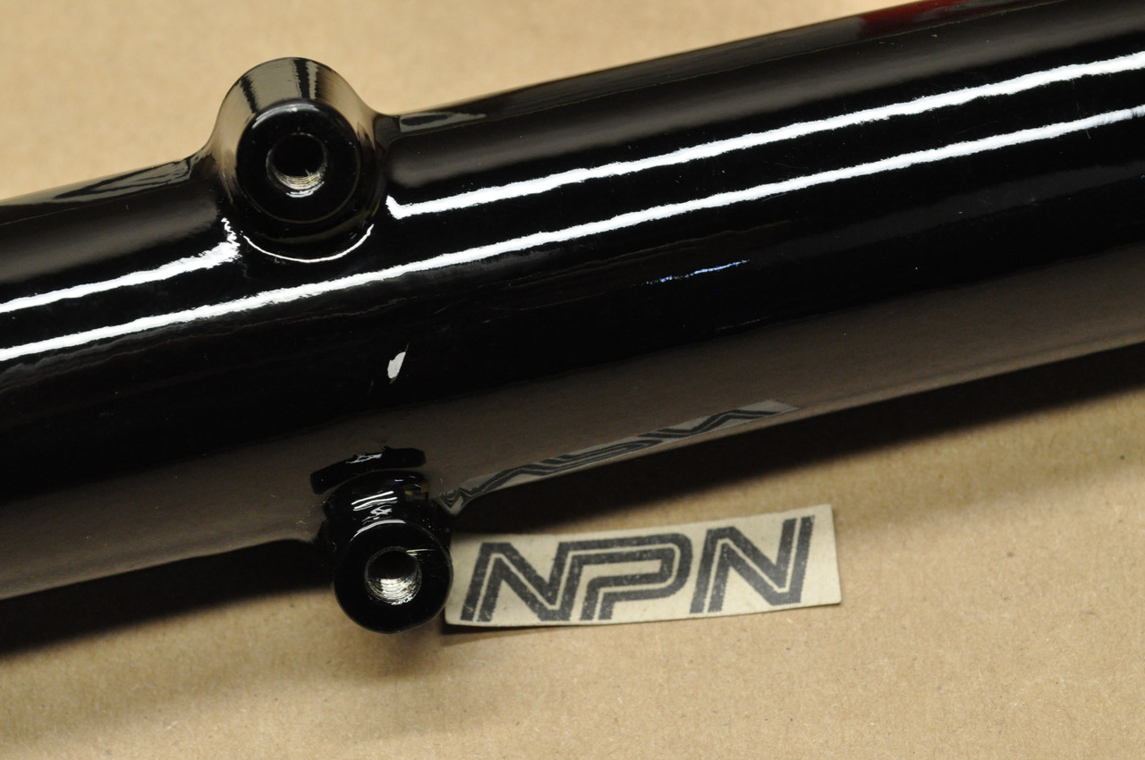 NOS Honda 1977 XR75 Black Right Fork Lower Case Pipe Tube Leg 51420-153-003 ZA
