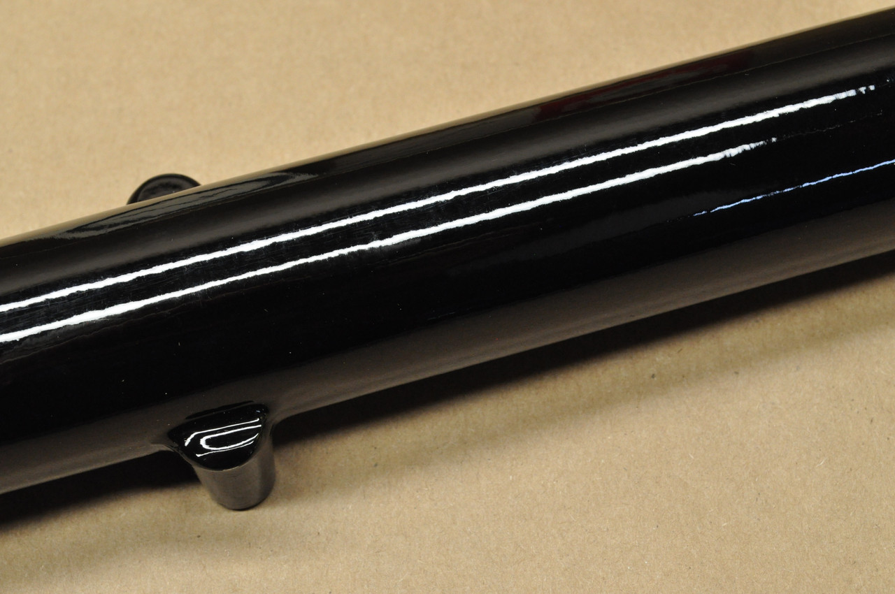 NOS Honda 1977 XR75 Black Right Fork Lower Case Pipe Tube Leg 51420-153-003 ZA