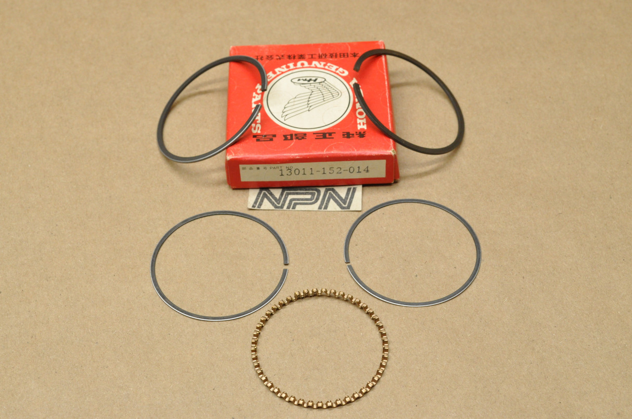 NOS Honda 1977-78 XL75 Standard Size Piston Ring Set for 1 Piston 13011-152-014