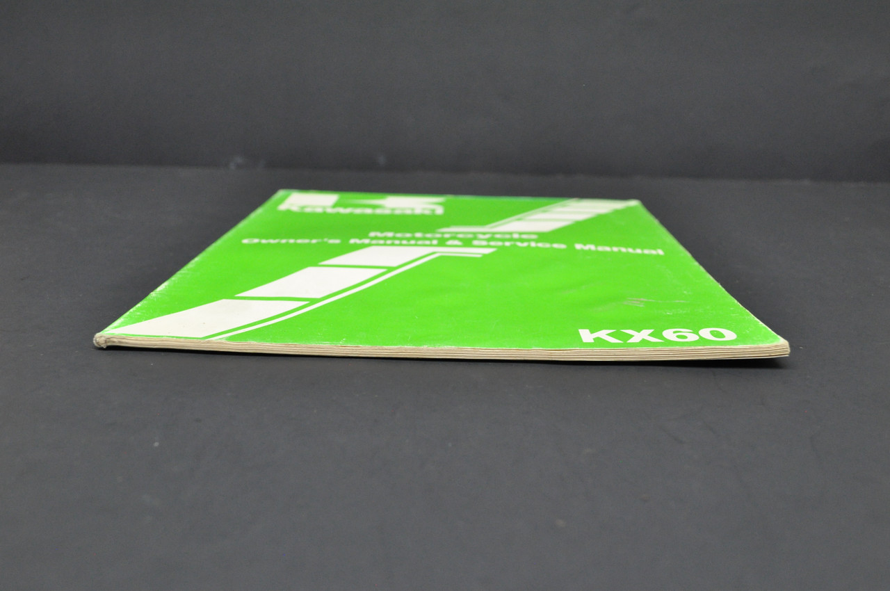 Vintage 1983 Kawasaki KX60 Motorcycle Shop Service Owners Manual