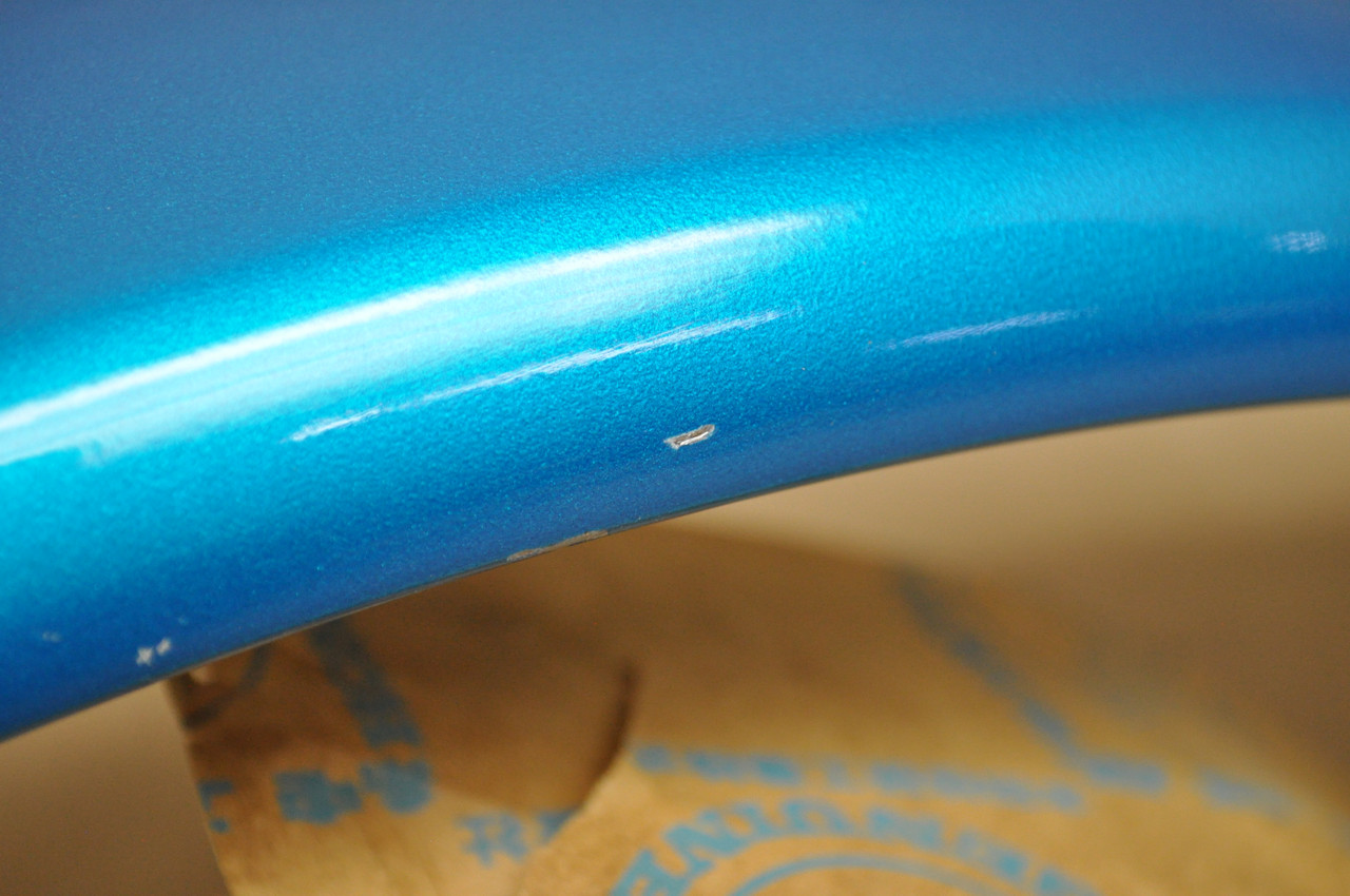 NOS Honda SL100 K3 Candy Riviera Blue Front Fender Mud Guard 61101-110-670 NL