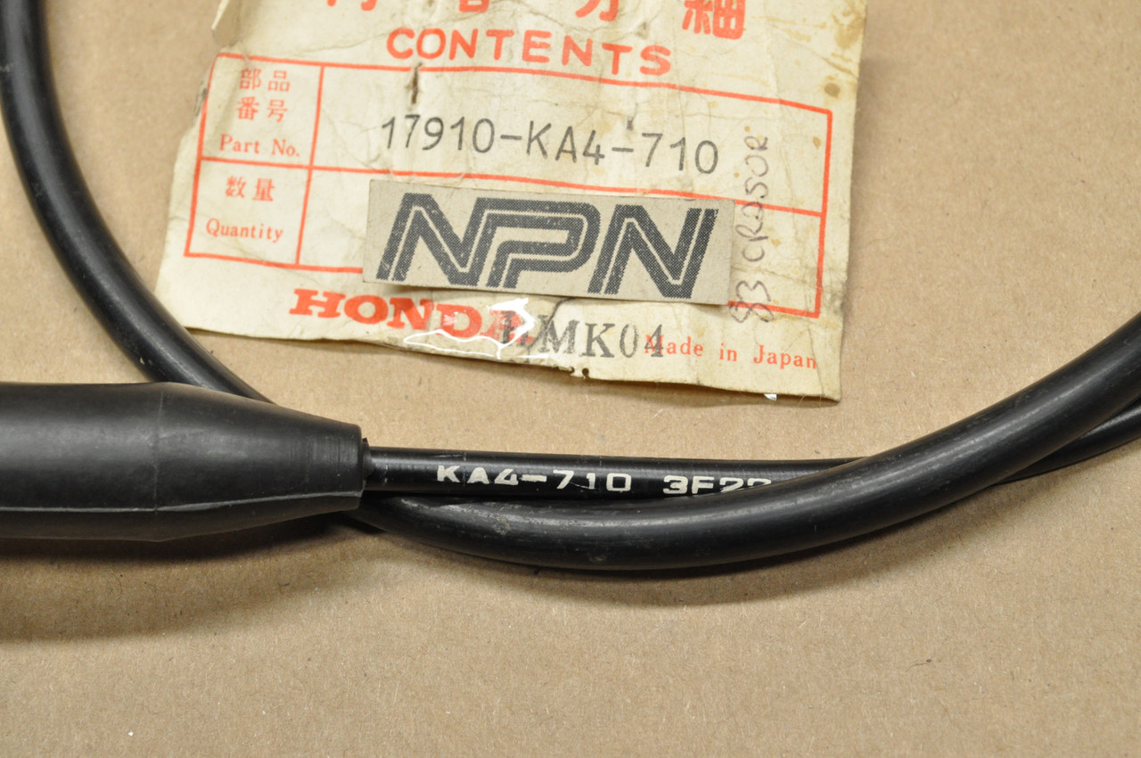 NOS Honda 1983 CR250 R Elsinore Throttle Cable 17910-KA4-710