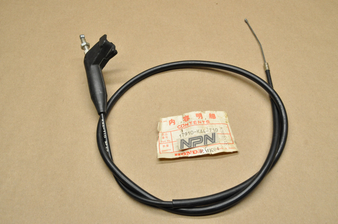 NOS Honda 1983 CR250 R Elsinore Throttle Cable 17910-KA4-710