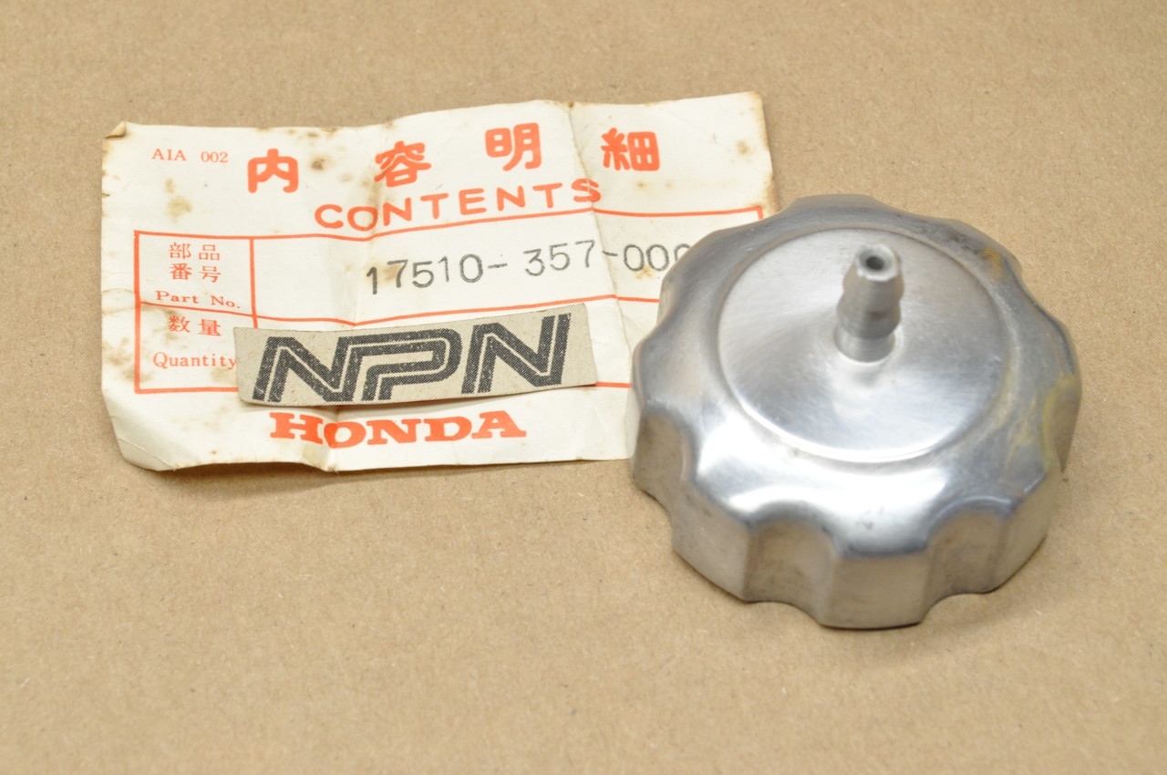 NOS Honda CR125 M MT125 MT125R MT250 TL250 Fuel Gas Tank Cap 17510-357-000