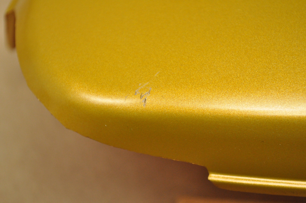 NOS Honda SL125 Poppy Yellow Metallic Left Side Cover Panel 83640-110-770 FS