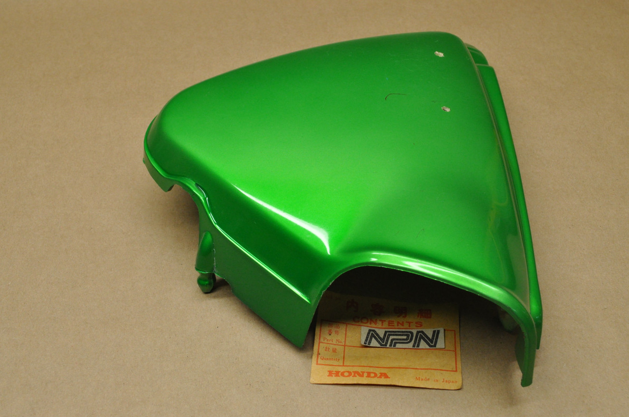 NOS Honda SL100 K0 Emerald Green Right Air Filter Side Cover 83540-110-010 DF