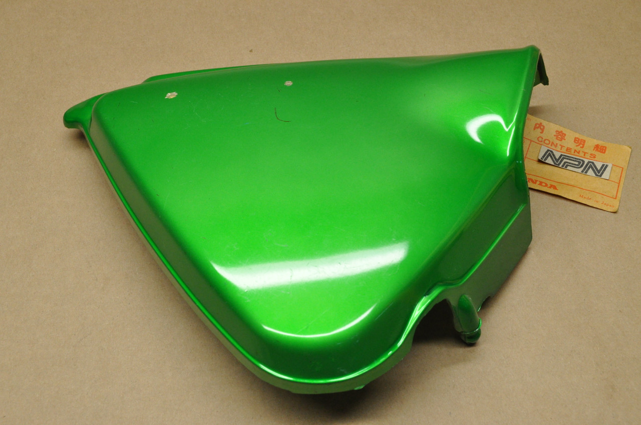 NOS Honda SL100 K0 Emerald Green Right Air Filter Side Cover 83540-110-010 DF