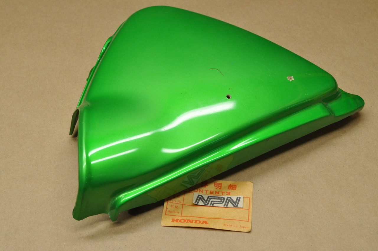 NOS Honda SL100 K0 Emerald Green Right Air Filter Side Cover 83540-110-010 DF