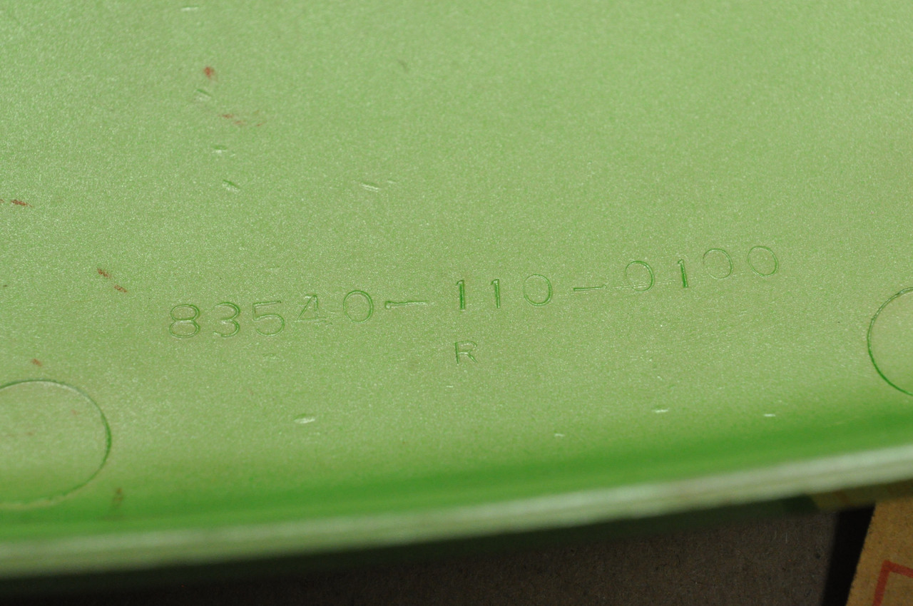 NOS Honda SL100 K0 Emerald Green Right Air Filter Side Cover 83540-110-010 DF