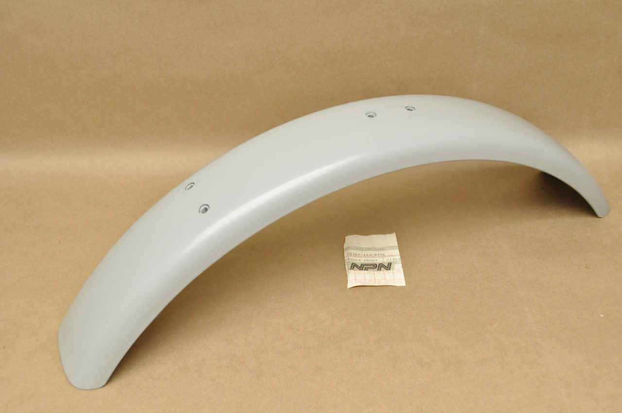 NOS Honda SL100 K0-K2 XL100 K0 Front Fender Mud Guard in Primer 61101-110-670 Z