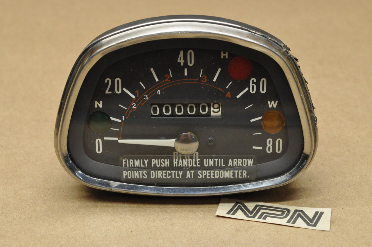 NOS Honda CT90 K2-K3 Trail 90 Speedometer MPH Gauge *AS IS* 37200-102-009