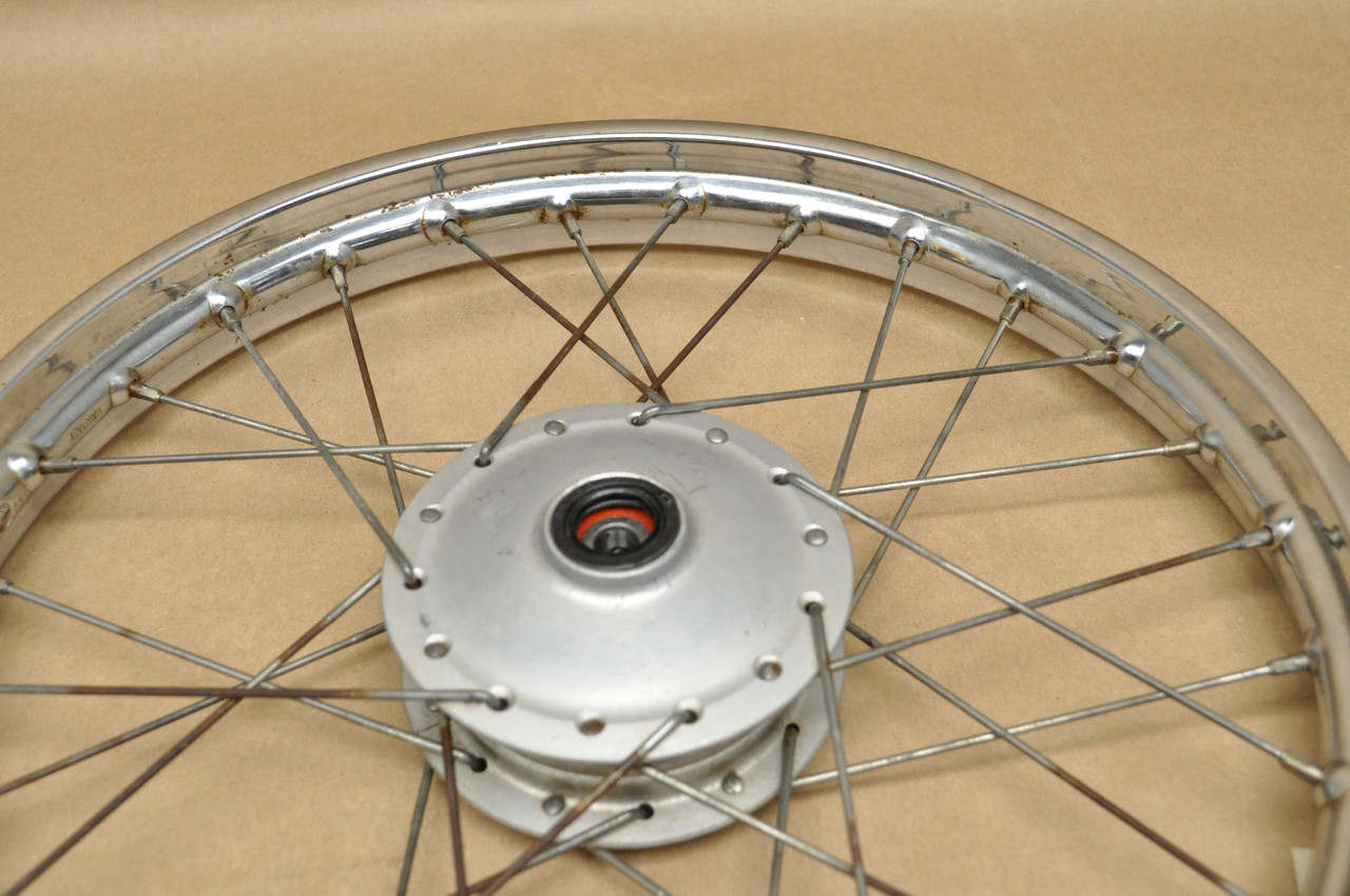 Vtg OEM Honda MR50 NA50 NC50 Front Wheel Rim & Hub 42701-147-710 , 44601-131-000