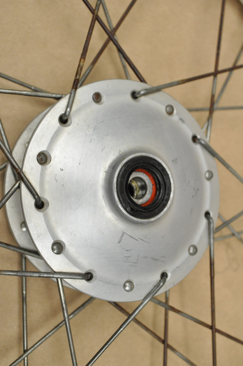 Vtg OEM Honda MR50 NA50 NC50 Front Wheel Rim & Hub 42701-147-710 , 44601-131-000