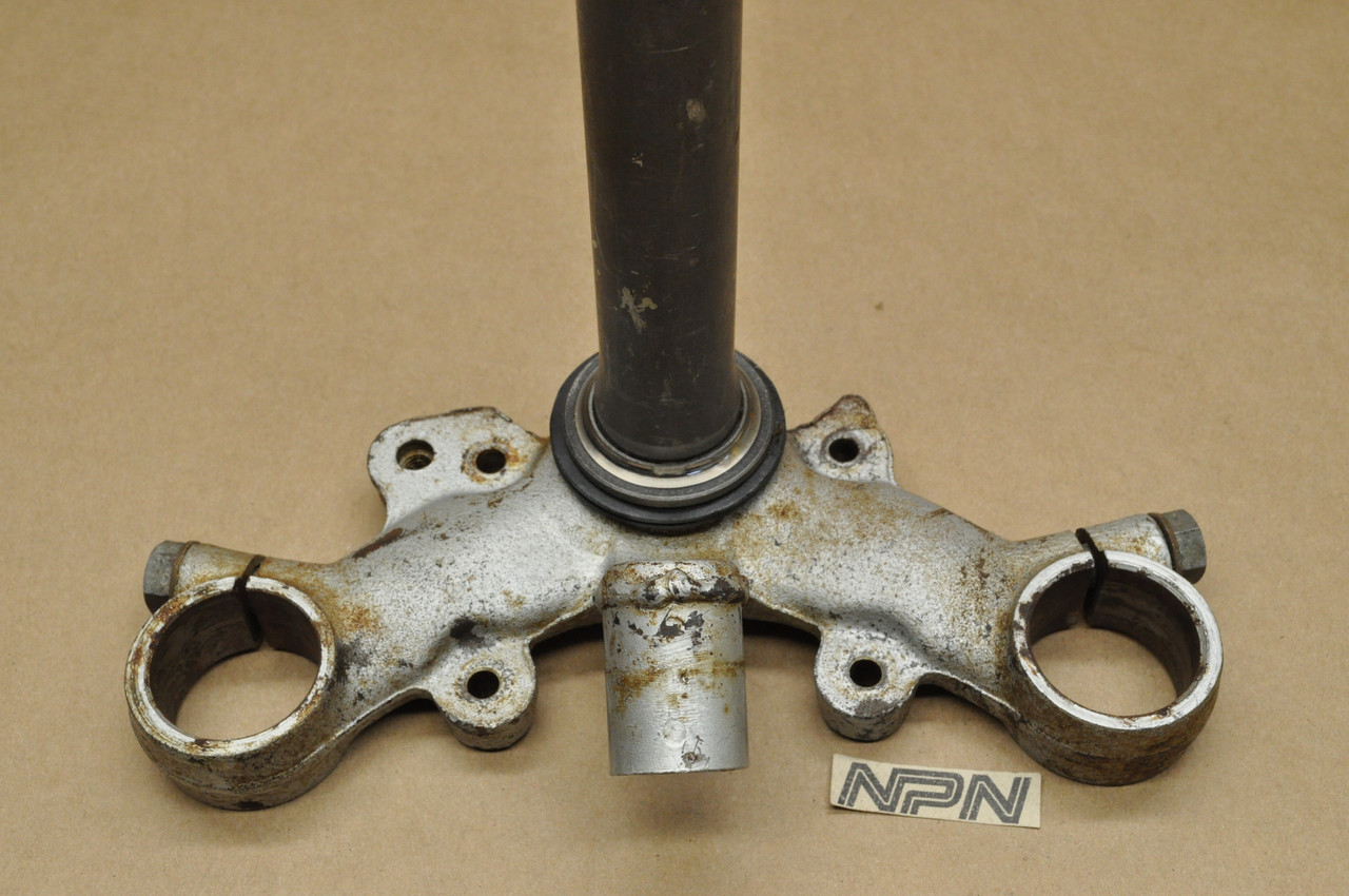 Vtg OEM Honda SL350 K0 Front Fork Steering Stem Triple Tree Clamp 532-310-000 S