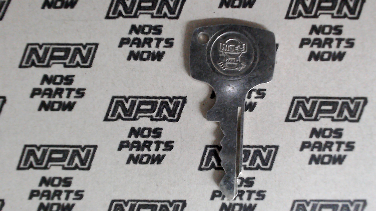 NOS Honda OEM Ignition Switch & Lock Key Ward Cut Single Groove NA8224