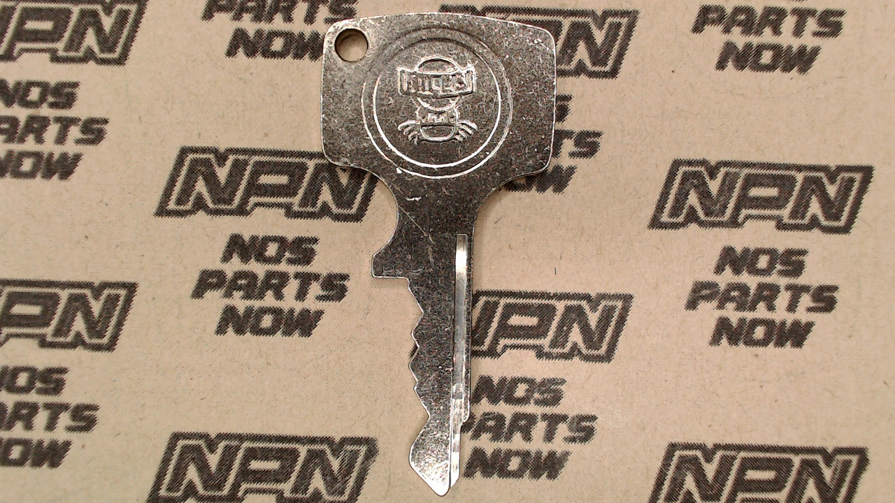NOS Honda OEM Ignition Switch & Lock Key Ward Cut Single Groove NA8224