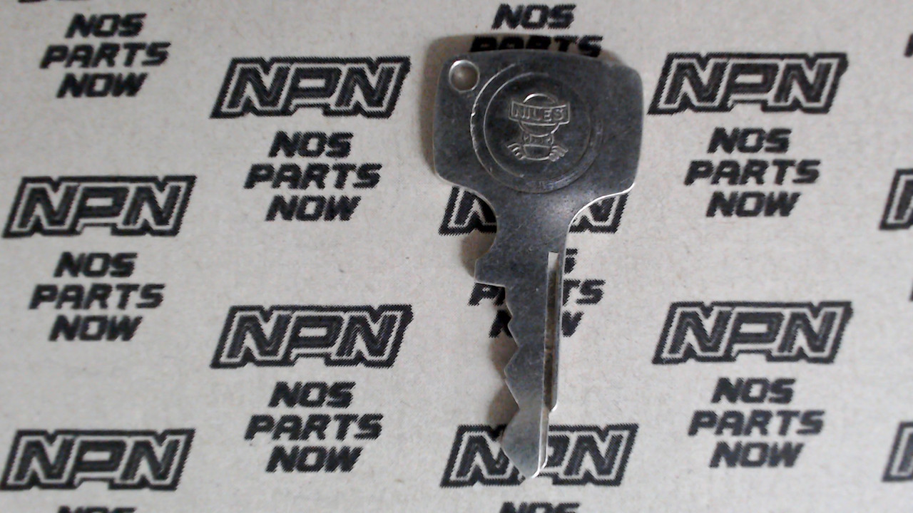 NOS Honda OEM Ignition Switch & Lock Key Ward Cut Single Groove NA8062