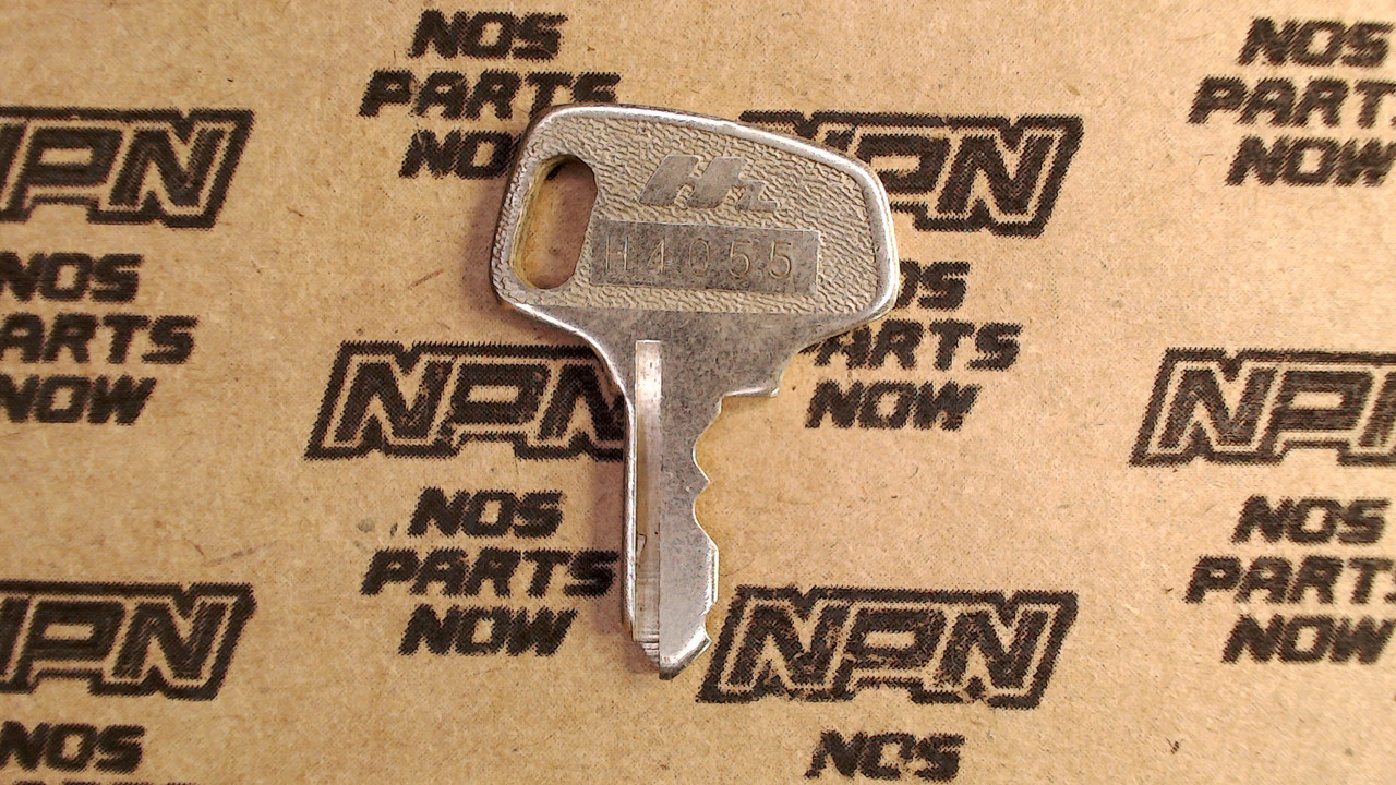 NOS Honda OEM Ignition Switch & Lock Key Single Groove H4055