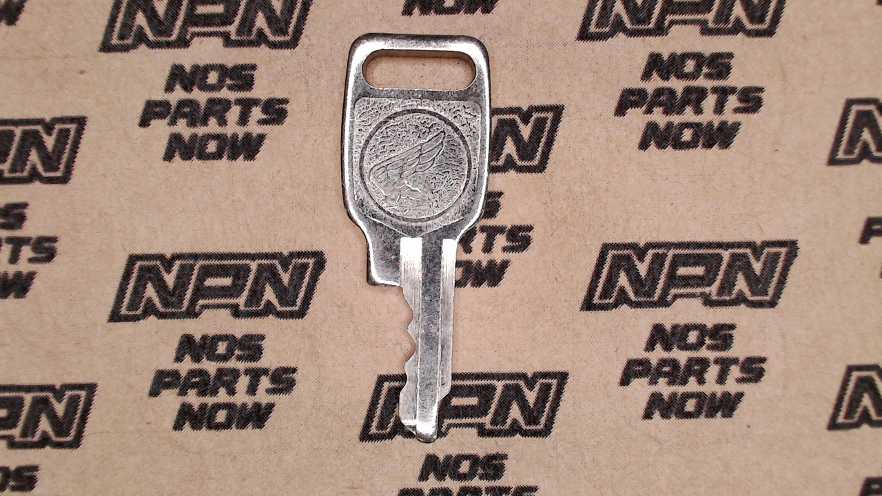 NOS Honda OEM Ignition Switch & Lock Key Ward Cut Single Groove T4564