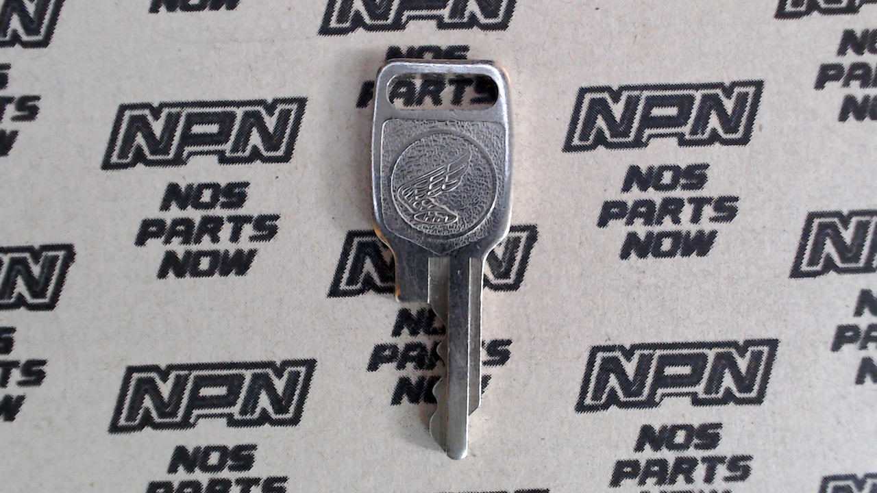 NOS Honda OEM Ignition Switch & Lock Key Ward Cut Single Groove T4997