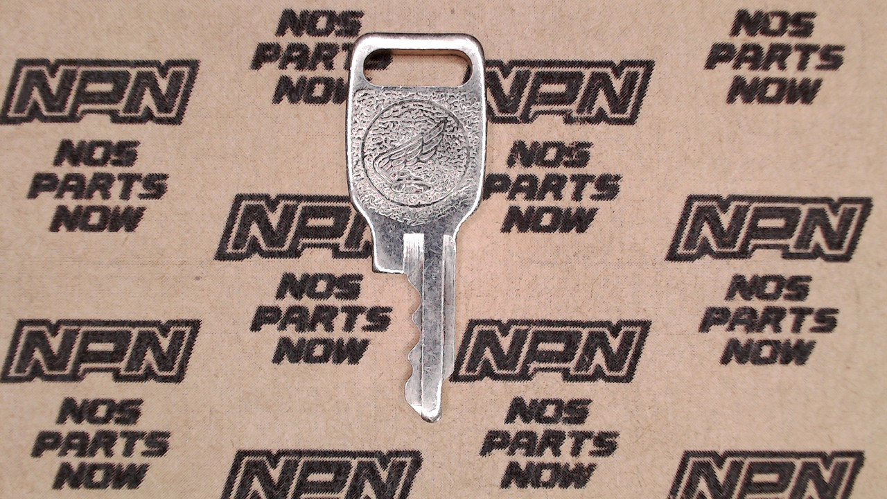 NOS Honda OEM Ignition Switch & Lock Key Ward Cut Single Groove T4997