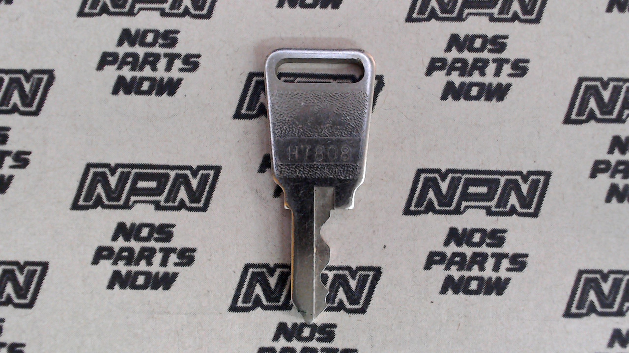 NOS Honda OEM Ignition Switch & Lock Key Single Groove H7808