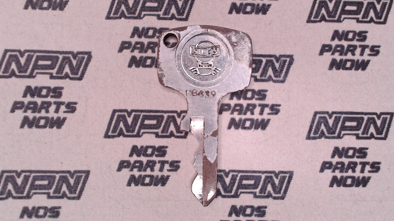 Vintage Used OEM Honda Ignition Switch & Lock Key Single Groove NB639