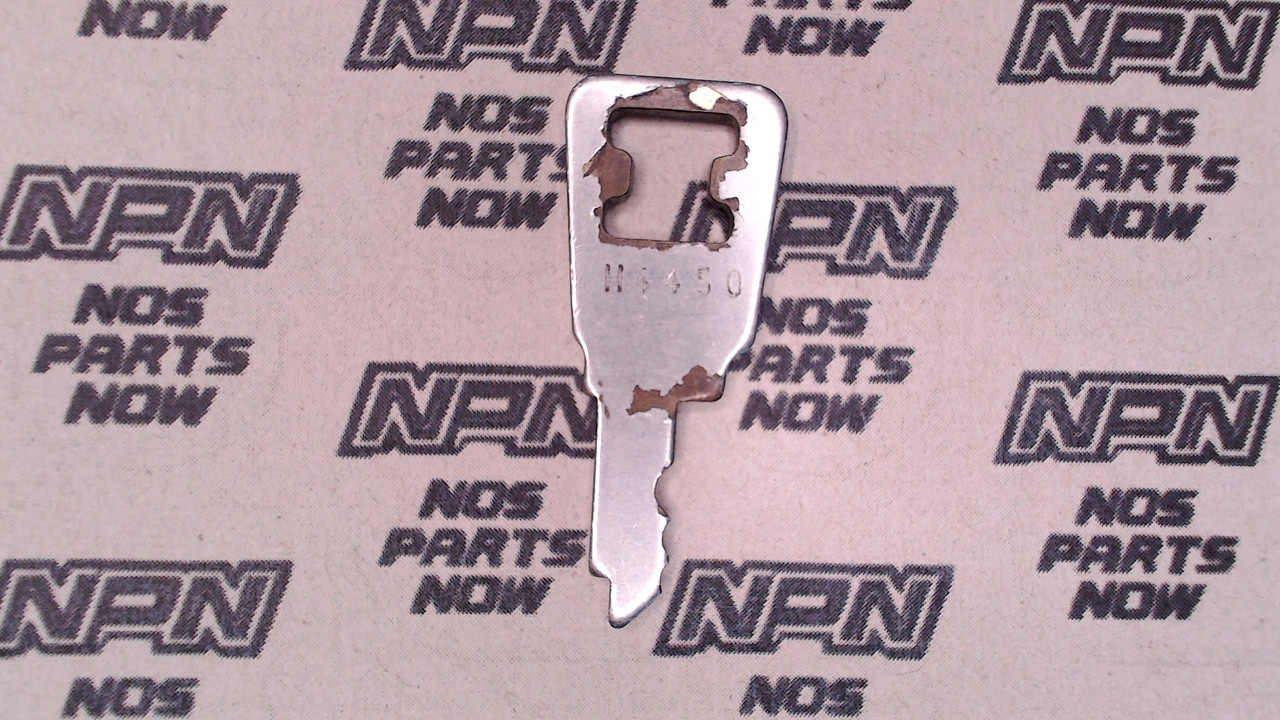 Vintage Used OEM Honda Ignition Switch & Lock Key Ward Cut Double Groove H4450