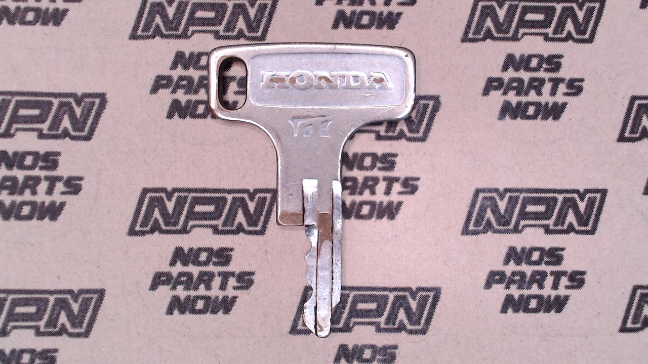 Vintage Used OEM Honda Ignition Switch & Lock Key Ward Cut Single Groove T4546