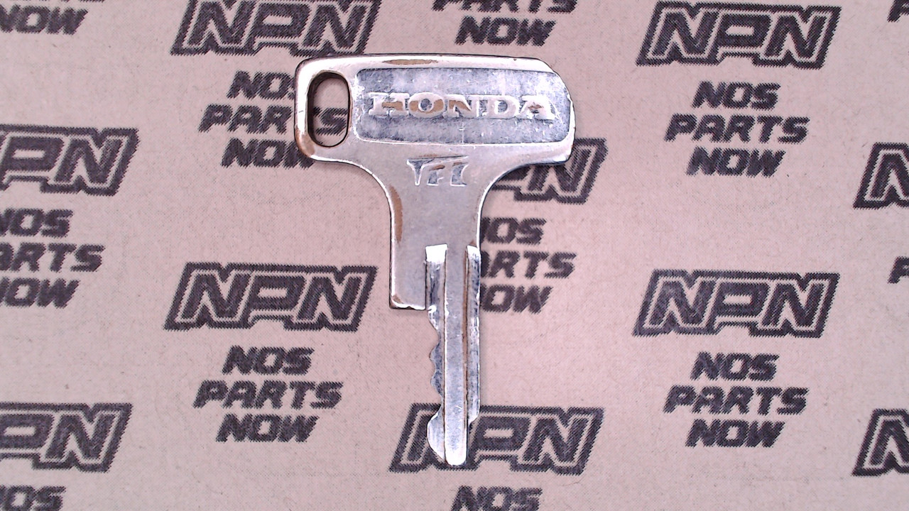 Vintage Used OEM Honda Ignition Switch & Lock Key Ward Cut Single Groove T4546