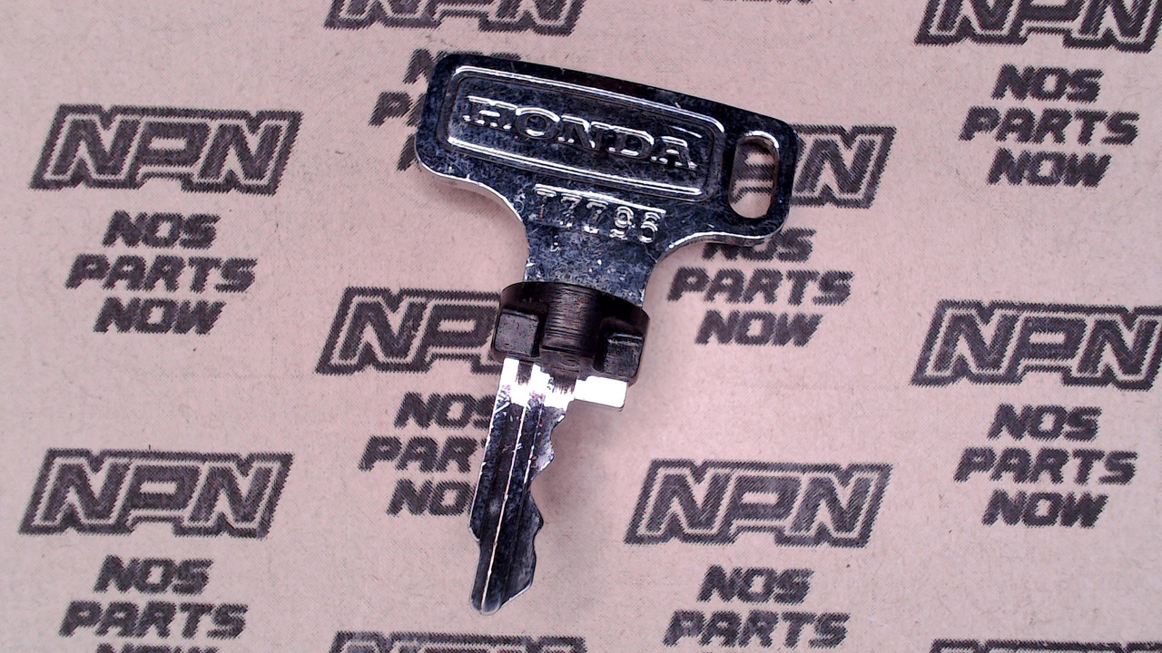 NOS Honda OEM Ignition Switch & Lock Key Ward Cut Double Groove Recessed T7796