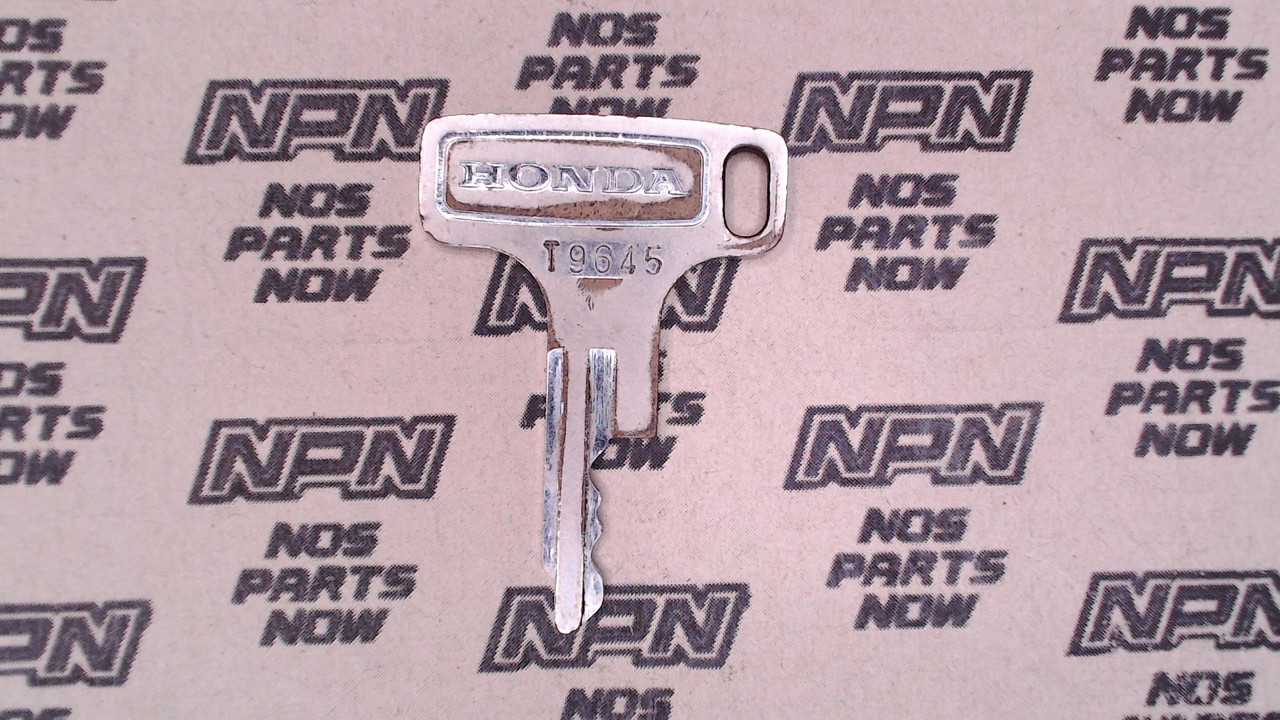 Vintage Used OEM Honda Ignition Switch & Lock Key Ward Cut Double Groove T9645