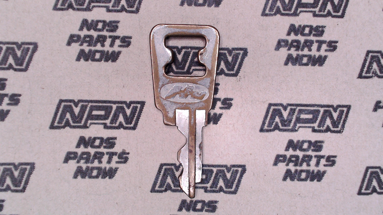 Vintage OEM Honda Ignition Switch & Lock Key Ward Cut Double Groove Back H4506