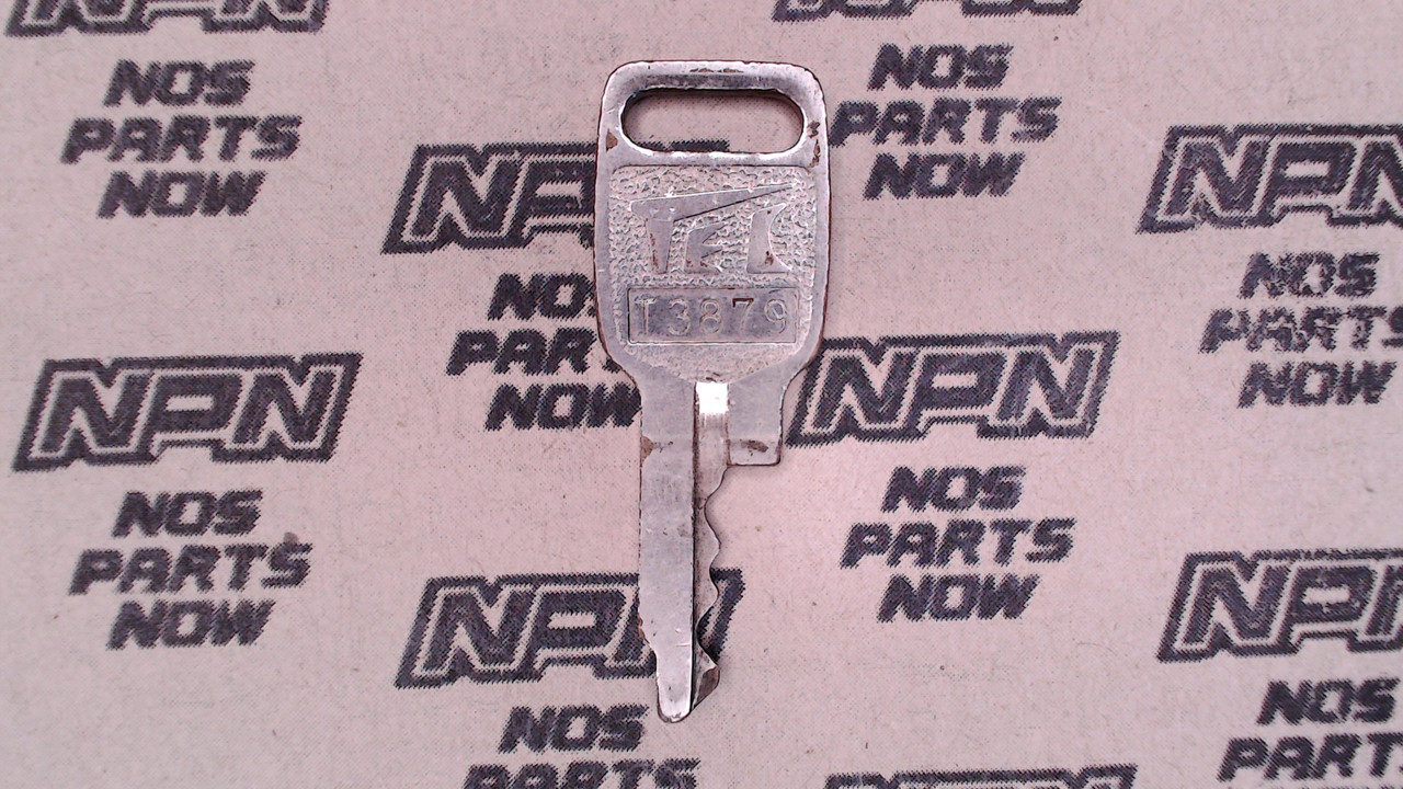 Vintage Used OEM Honda Ignition Switch & Lock Key Ward Cut Single Groove T3879