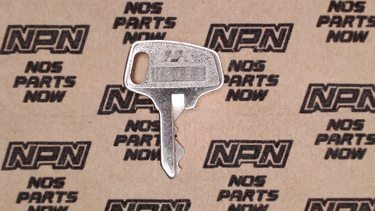 NOS Honda OEM Ignition Switch & Lock Key Single Groove H2033